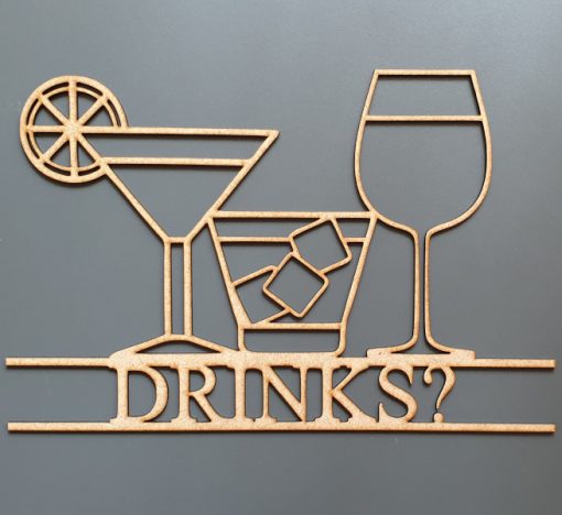 Drinks Bar Wall Sign