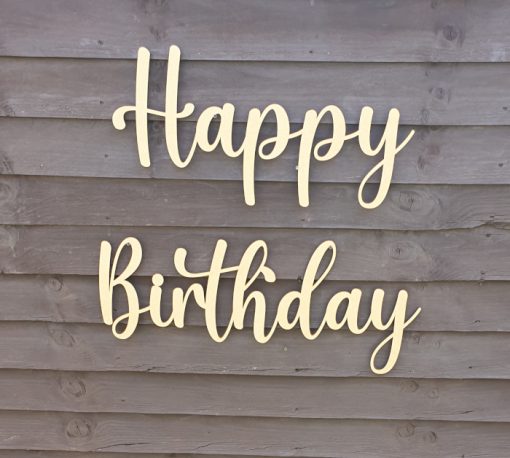 Happy Birthday Wall Sign