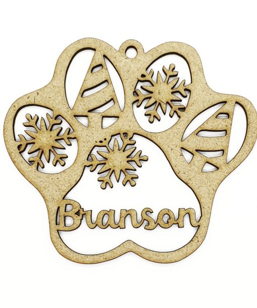 Paw Christmas Tree Decoration