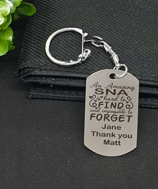 SNA Personalised Keyrings