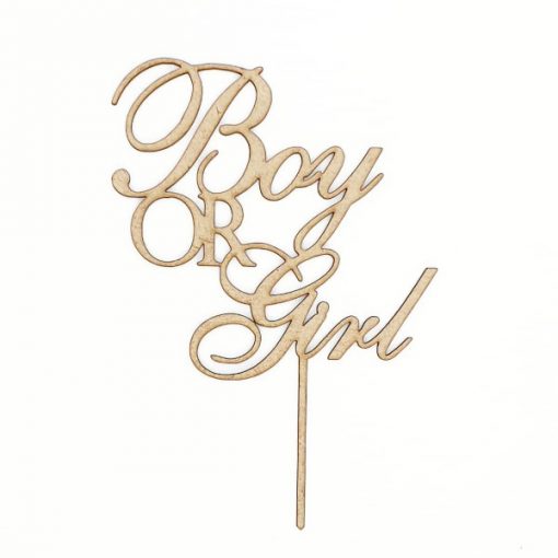 Boy or Girl Cake Topper