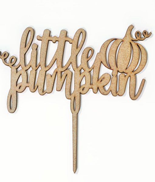 little pumpkin cake topper