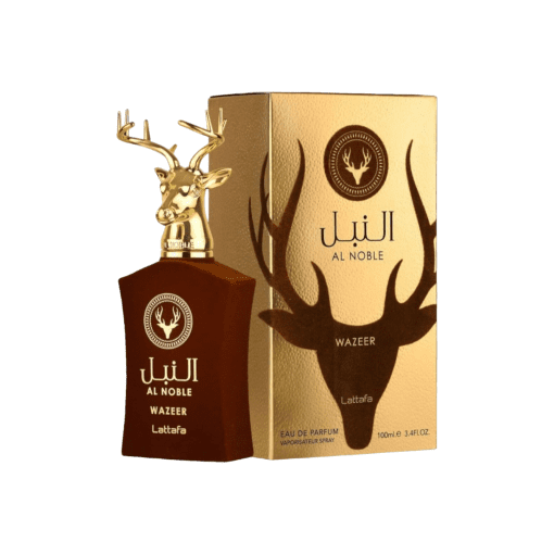 Elevate your senses with Al Wazeer, an Oriental Woody fragrance meticulously created by Lattafa Perfumes. Discover a captivating blend of apple, saffron, and sandalwood that exudes timeless elegance. Perfect for both men and women, let Al Wazeer's alluring notes transport you to a world of sophistication and charm.