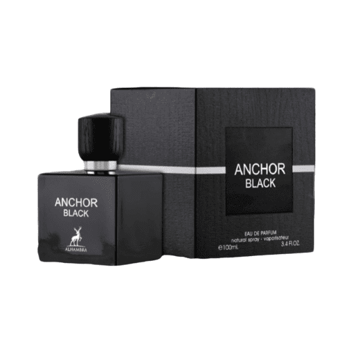 Unveil the allure of Maison Alhambra Anchor Black fragrance, a symphony of scents blending Bourbon and Haitian vetiver with green cypress and woody depths. Embrace intrigue and sophistication as you become the modern hero, leaving an irresistible trail wherever you go. Let Anchor Black be your essence of enigma.