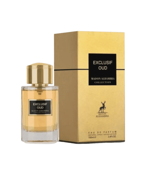 Immerse yourself in the captivating allure of Exclusif Oud Perfume/Eau De Parfum by Maison Alhambra/Lattafa—an exceptional fragrance that offers a captivating scent experience without the premium price. Designed for both women and men, Exclusif Oud features a mesmerizing woody-spicy aroma that makes a lasting impression. Its remarkable projection and longevity ensure the fragrance accompanies you throughout the day. The top notes blend labdanum, cumin, saffron, and pepper to create a unique and captivating opening. As the fragrance unfolds, heart notes of Bulgarian Rose, Violet, and Indonesian Patchouli Leaf add depth and complexity to the experience. The fragrance reaches its crescendo with base notes where the majestic presence of Agarwood (oud) takes center stage, accompanied by lingering Incense and a hint of Leathery richness. Exclusif Oud Perfume/Eau De Parfum by Maison Alhambra/Lattafa is a true masterpiece of olfactory artistry, offering an exquisite blend of notes at a fraction of the cost. Elevate your fragrance collection with this enchanting gem and immerse yourself in its captivating allure. User caption ChatGPT 