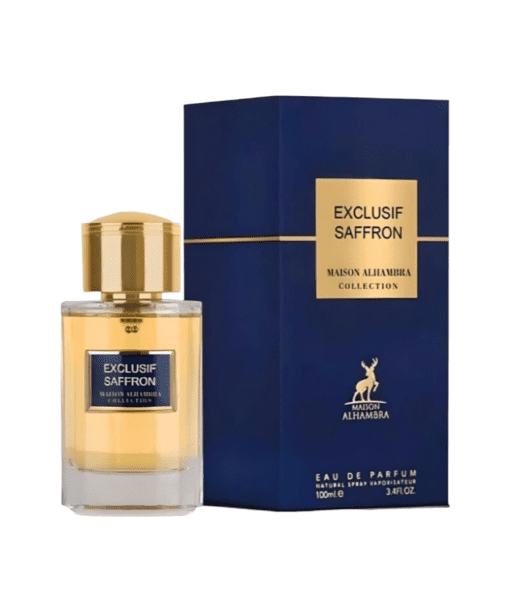 Discover the allure of Maison Alhambra Exclusif Saffron, a sophisticated fragrance for both men and women. With saffron, black currant, rose, and more, indulge in luxury and elegance with every application. Elevate your scent game today.