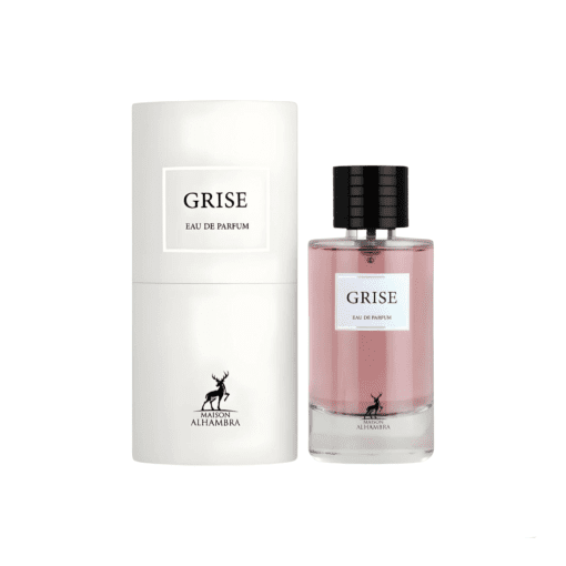 Elevate your senses with Grise Perfume by Maison Alhambra—a captivating blend of notes that harmoniously intertwine nature's essence. From earthy and woody top tones to opulent rose and warm spicy heart accords, indulge in a fragrance that radiates sophistication. Immerse yourself in the timeless allure of Grise Perfume and make a lasting impression wherever you journey.