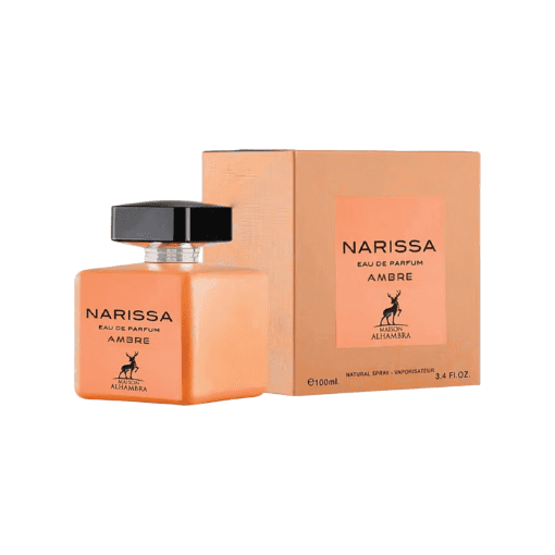 Indulge in the sophistication of Maison Alhambra Narissa Ambre Eau De Parfum. Crafted for women who cherish alluring scents, this fragrance boasts notes of Orange Blossom, Jasmine, and Bulgarian Rose. With a long-lasting formula, it becomes the perfect companion for any occasion, leaving a lasting impression.