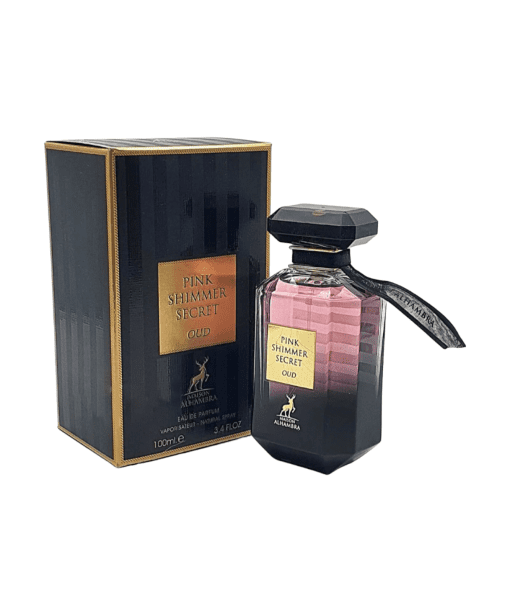 Dive into the world of Maison Alhambra Pink Shimmer Secret Oud, a mesmerizing oriental Arabic fragrance curated exclusively for women. With saffron, mandarin, peony, and oud wood notes, this scent is a journey of opulence. Let the allure of Pink Shimmer Secret Oud envelop you in sophistication and luxury, a true masterpiece from Maison Alhambra. 🌹✨ #PinkShimmerSecretOud #MaisonAlhambra #LuxuryFragrance