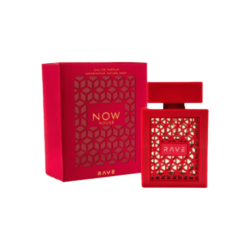 Step into the world of luxury with Rave Now Rouge, an enchanting fragrance inspired by Dubai's vibrant energy. The top layer intertwines herbal and balsamic notes, creating an alluring opening. The heart reveals the elegance of iris and resins, adding depth and sophistication. Finally, the base notes of woody accords and sandalwood leave a lasting warmth. Experience the opulent charm of Dubai with every spritz of Rave Now Rouge – a unique and captivating scent crafted for those who appreciate extravagance.