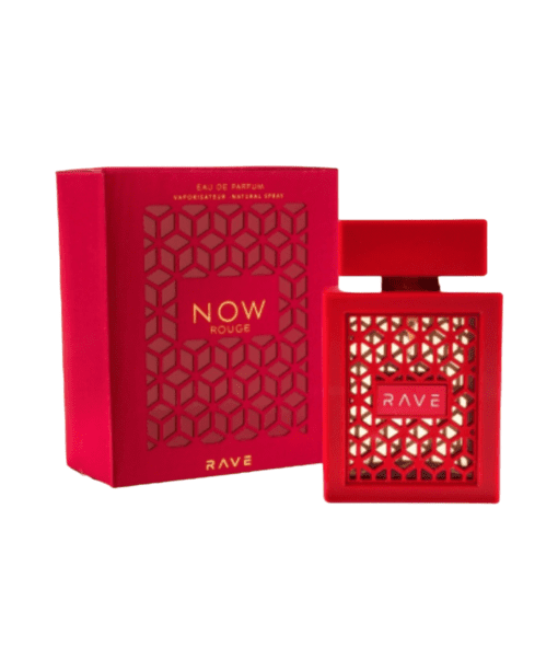 Step into the world of luxury with Rave Now Rouge, an enchanting fragrance inspired by Dubai's vibrant energy. The top layer intertwines herbal and balsamic notes, creating an alluring opening. The heart reveals the elegance of iris and resins, adding depth and sophistication. Finally, the base notes of woody accords and sandalwood leave a lasting warmth. Experience the opulent charm of Dubai with every spritz of Rave Now Rouge – a unique and captivating scent crafted for those who appreciate extravagance.