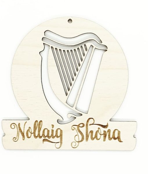 Nollaig Shona Harp Christmas Gift