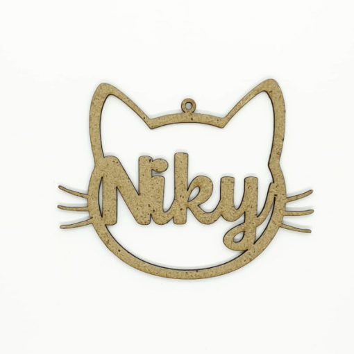 Personalised Cat Christmas Tree Decoration