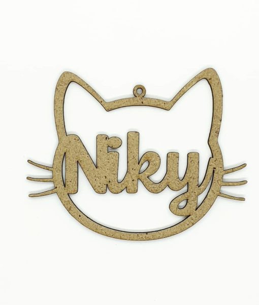 Personalised Cat Christmas Tree Decoration