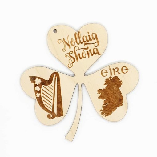 Shamrock Nollaig Shona Christmas Decoration