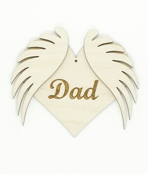 Winged Heart Personalised