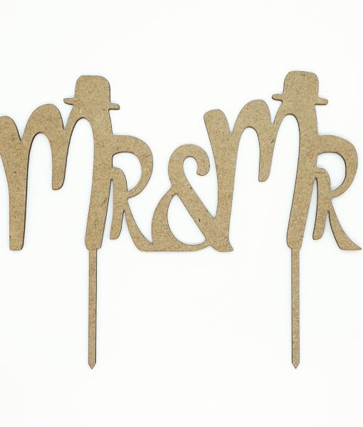 mr and mr cake topper