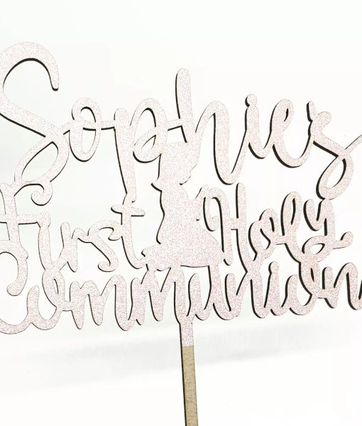 First Holy Communion Cake Topper