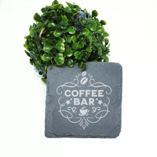 Coffee Bar Engraved Coaster