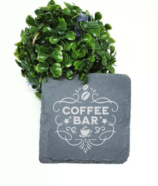 Coffee Bar Engraved Coaster