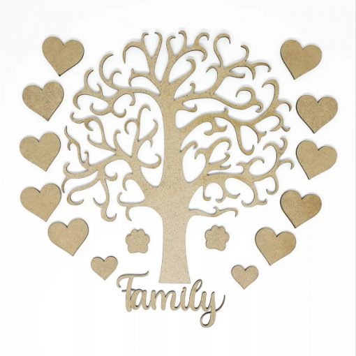 Family Tree Personalised Family Frame