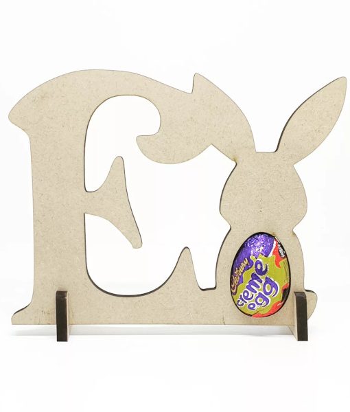 Letter and Bunny Creme Egg Holder