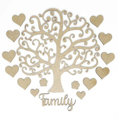 Family Tree Mdf Set 