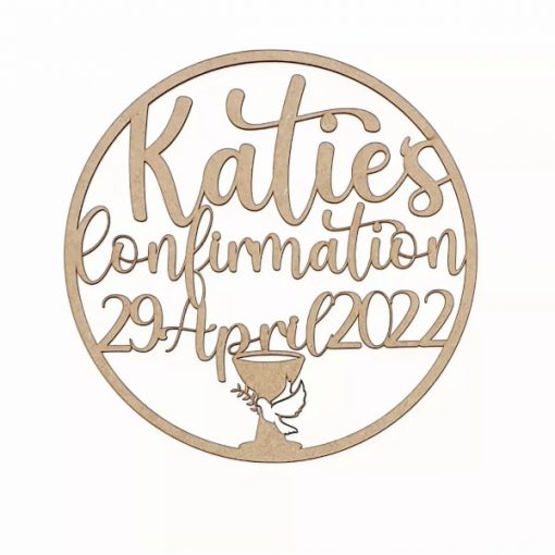 personalised confirmation hoop