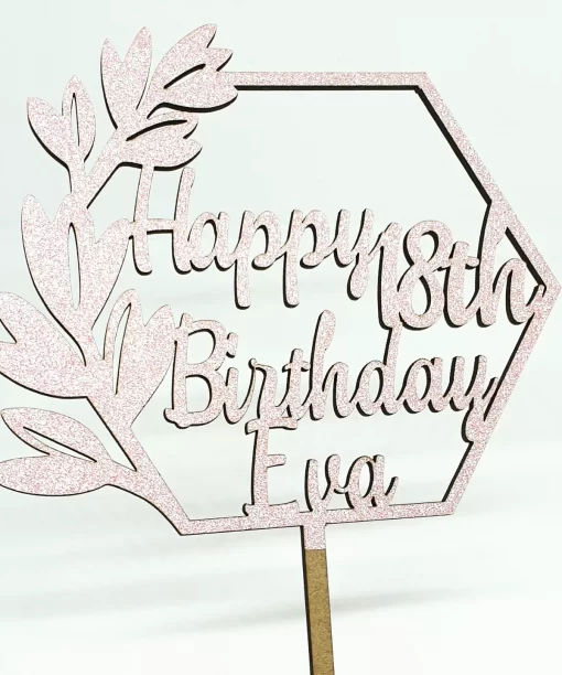 Cake Topper with your text