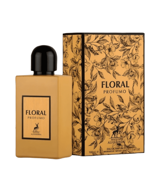 Unveil the captivating allure of Floral Profumo Eau De Parfum from Maison Alhambra. Immerse yourself in a symphony of delicate florals and enchanting woods, embodying timeless elegance and feminine grace. Let this fragrance narrate your unique story. Explore the essence of sophistication at Maison Alhambra now