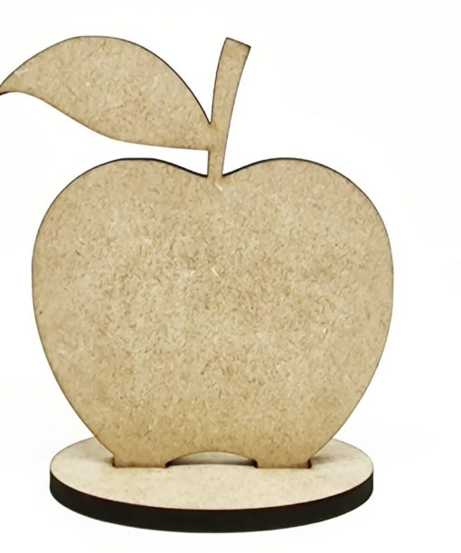 teacher freestanding apple blank