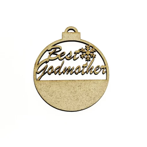 BEST GODMOTHER BAUBLE