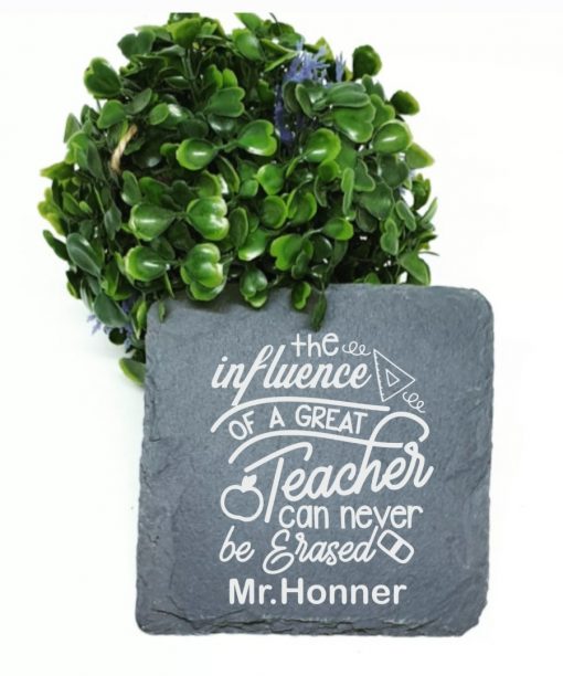 teacher gift personalised coaster