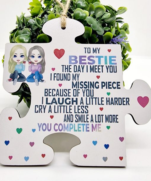 to my bestie the day i meet you plaque