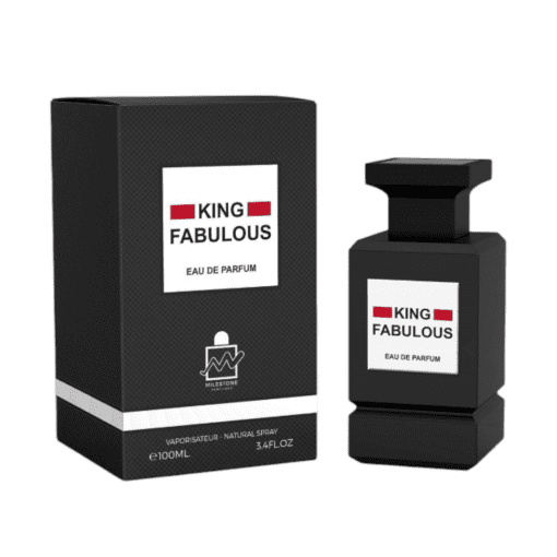 Experience the regal allure of Milestones Perfumes King Fabulous – a fragrance fit for royalty.