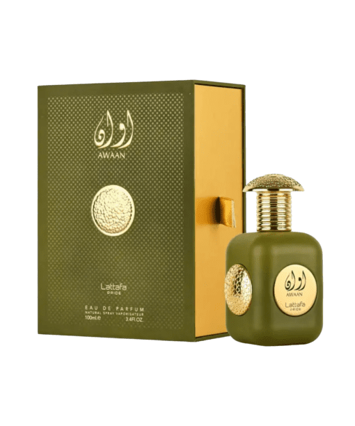 Elevate your essence with Lattafa Awaan Eau de Parfum, a captivating unisex fragrance that celebrates individuality and the courage to embrace life's challenges. Begin with the invigorating burst of Bergamot and Orange, setting a powerful tone. The heart notes of Jasmine and Orange Blossom bring an elegant and sophisticated allure, while Sandalwood, Patchouli, and Musk in the base provide a warm and lasting foundation. Unleash your unique spirit with Lattafa Awaan, a scent that empowers you to stand out and follow your instincts confidently.