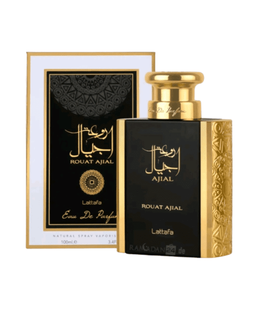 Step into a world of captivating aromas with Lattafa Rouat Ajial Eau de Parfum. Unveil an oriental and aromatic masterpiece, featuring notes of Rose, Saffron, and Tuberose. Let this unisex fragrance define your signature scent, leaving an unforgettable trace wherever you go. Embrace its distinctive allure that perfectly harmonizes with your unique style and personality. Explore the realm of luxurious fragrances and discover a scent that speaks to your individuality.