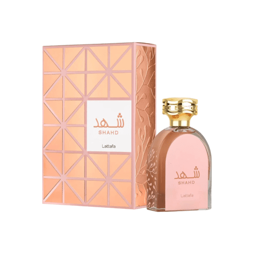 Unveil elegance with Perfume Shahd Eau de Parfum by Lattafa Perfumes. Its captivating blend of floral and soft notes creates an aura of timeless femininity. Elevate your everyday moments with this delightful fragrance. 🌸✨ #PerfumeShahd #LattafaPerfumes