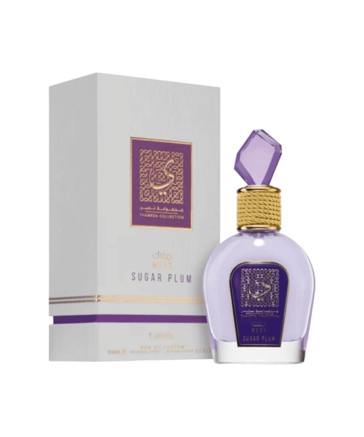 Step into the realm of Sugar Plum fragrance by Lattafa and embrace its captivating magic. Let the harmonious fusion of White Plum, Jasmine, Amber, Musk, Floral, and Fruit notes weave an unforgettable aromatic tale. Elevate your presence with the allure of oriental perfumery, embodied in Sugar Plum – a scent that defines elegance and individuality.