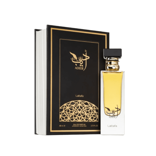 Adeeb Eau de Parfum by Lattafa Perfumes - An enchanting fusion of smoky, woody, and spicy notes, perfect for making a lasting impression.