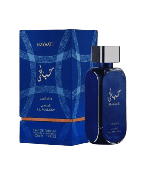 Discover the captivating allure of Hayaati Al Maleky by Lattafa, an Arabic Woody Aromatic fragrance designed for refined men. Empower yourself with its magnetic scent, leaving a lasting impression wherever you go. Elevate your presence with this opulent and enigmatic perfume.