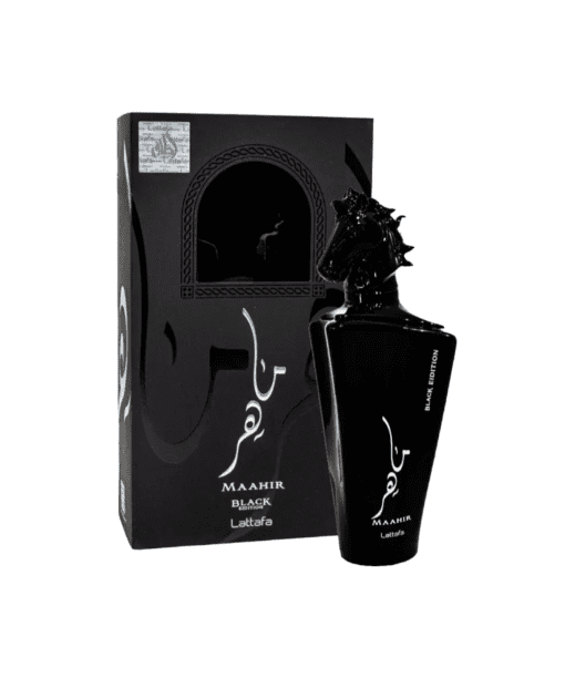 Unlock the captivating allure of Lattafa Maahir Black Edition, a fragrance that transcends gender boundaries, captivating both men and women. Immerse yourself in an aromatic symphony of wood and spices that creates an unforgettable olfactory journey. From invigorating spices to warm, smoky woods, embrace the essence of allure and vitality. Explore this exquisite fragrance today. ✨ #MaahirBlackEdition #FragranceElegance