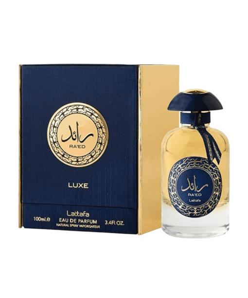 Embrace sophistication with Lattafa Ra'ed Luxe, an exquisite Arabic wood-based fragrance that weaves harmonious notes into an unforgettable sensory experience. Explore a vibrant introduction, intricate heart notes, and a warm, lasting base in this captivating scent.