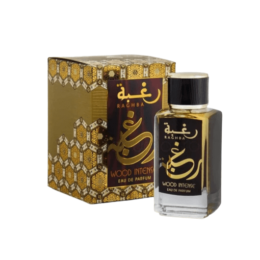 Experience the captivating allure of Lattafa Raghba Wood Intense 100ml Perfume, a fragrance that boldly distinguishes itself with profound woody notes. This oriental and woody scent, exclusively designed for men, offers a captivating journey through the world of rich and complex fragrances. From its robust cedar and guaiac wood top notes to the sweet and smoky nuances of Oudh, sandalwood, and incense in the base, this perfume is a testament to the artistry of woody fragrances. Elevate your fragrance collection with Raghba Wood Intense and immerse yourself in its unique character and depth