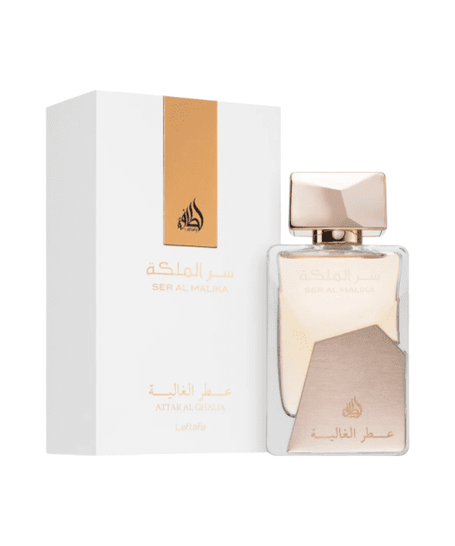 Elevate your fragrance game with Ser Al Malika—a captivating scent by Lattafa that exudes velvety sensuality and elegance. Perfect for any occasion, it combines refreshing top notes, enchanting heart notes, and a warm and complex base.