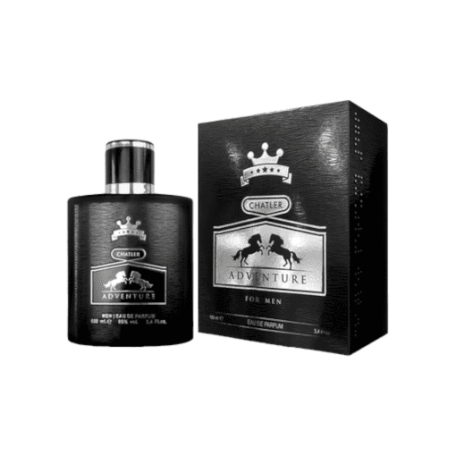 Experience Chatler Adventure Men, an inspiring fragrance inspired by Aventus. With a harmonious blend of fresh top notes, complex heart notes, and inviting base notes, it embodies sensuality, audacity, and contemporary elegance. Embark on an olfactory adventure that balances freshness, warmth, and sensuality in a single scent.