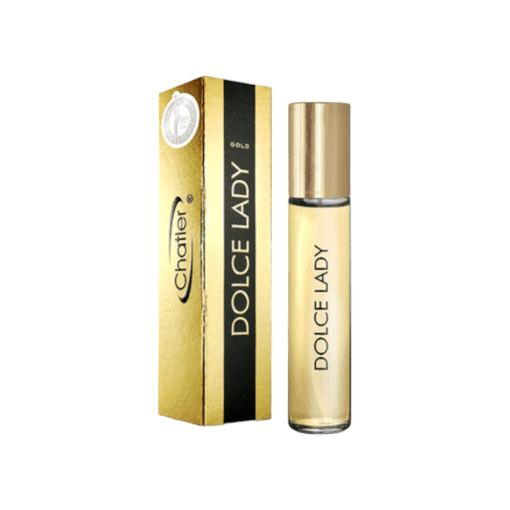 Discover allure and sophistication in Chatler Dolce Lady Gold, an oriental floral fragrance inspired by The One. Its harmonious blend of top notes, delicate heart, and sensuous base create a captivating and luxurious olfactory experience.