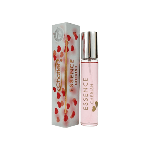 Experience the harmonious blend of elegance and comfort with Chatler Essence Cherish Woman. Inspired by Celebrate, this fragrance combines invigorating ginger, delicate magnolia, and a cozy mix of cinnamon, vanilla, and tonka bean. A timeless allure awaits.