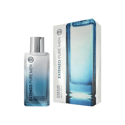 Elevate your fragrance experience with Chatler Extenzo Pure Men, inspired by K. Homme. This sophisticated and multifaceted scent combines harmonious notes, from invigorating top notes to a warm, comforting base. Embrace a fragrance that captures depth and charm.