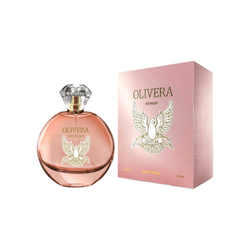 Experience Chatler Olivera Woman, inspired by Olympea, a fragrance that captures both freshness and allure. From its refreshing top notes to its enticing base, it's the ideal choice for those who appreciate a scent with a harmonious and elegant essence. Elevate your elegance with this captivating fragrance.